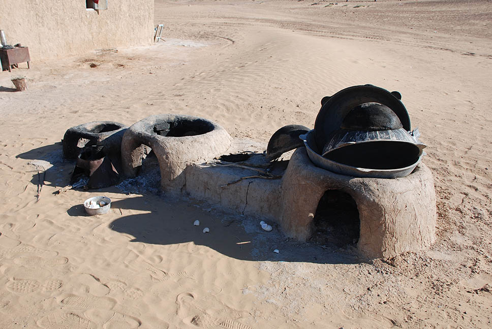 Ovens in desert